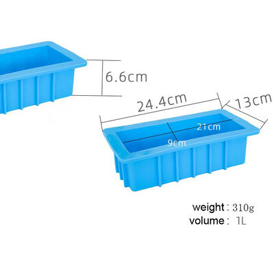 1L prostokątna silikonowa forma do ciasta 24,4 x 13 x 6,6 cm nieprzywierająca