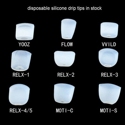Jednorazowe 810 510 silikonowe materiały gumowe Drip Tip Trwałe dla e-papierosów