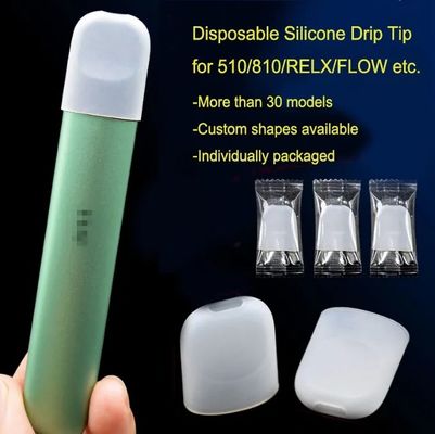 Jednorazowe 810 510 silikonowe materiały gumowe Drip Tip Trwałe dla e-papierosów