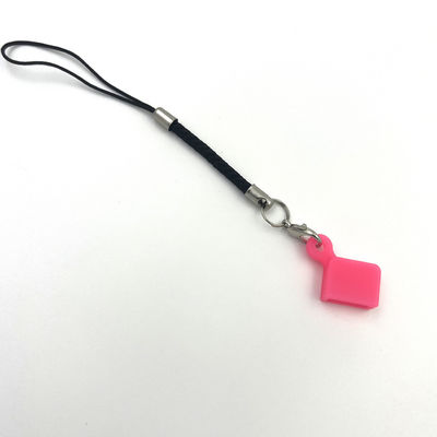 Nieszkodliwa przenośna silikonowa osłona USB przeciwpyłowa czerwony niebieski biały kolor