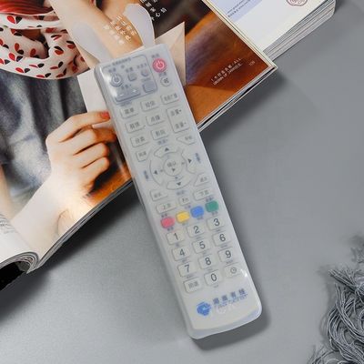 Świecące w ciemności zielone ucho królika silikonowe etui ochronne/rękaw/etui na pilota do telewizora i klimatyzatora