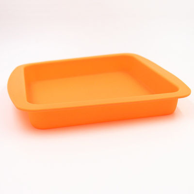 Kwadratowa trwała silikonowa forma do ciasta Pan Anti Falling Multicolor