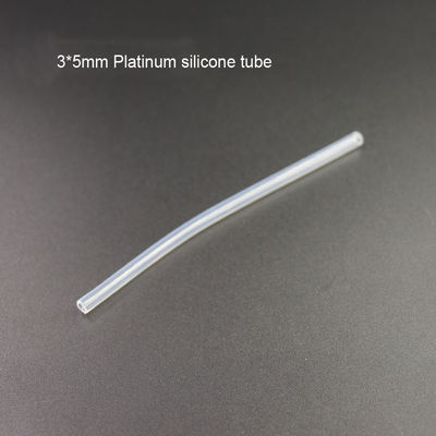 Bezzapachowy przezroczysty wąż silikonowy 2x4mm 3x5mm 5x7mm rozszerzalny
