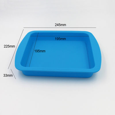 BPA Free Domowe silikonowe formy do ciasta Praktyczny kwadratowy kształt